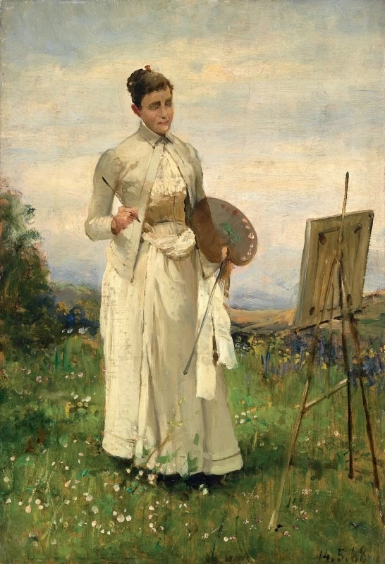 La pittrice